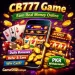 CB777 Game mobile app showing slot machine, Teen Patti cards, gold coins, and real money earning bonuses with PKR withdrawals in Pakistan