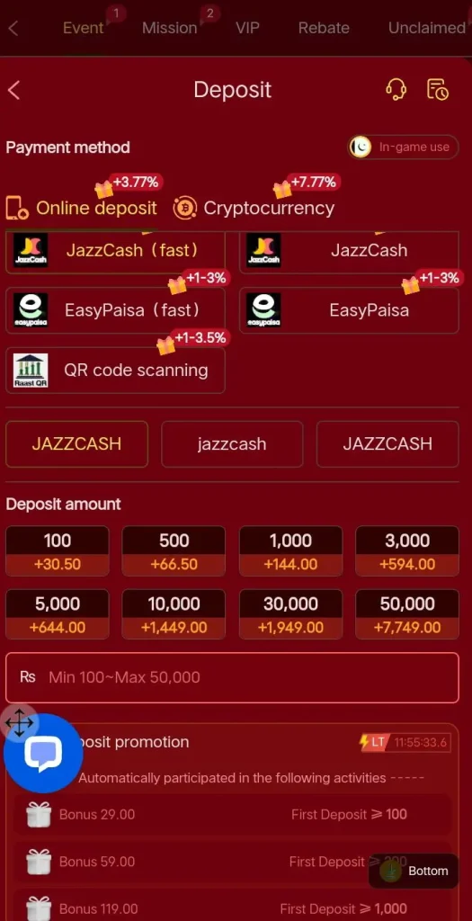 Win7799 Game Deposit